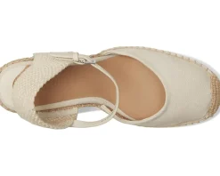 Lauren Ralph Lauren Robby Canvas & Jute Espadrille Soft White/Soft White/Natural Discount