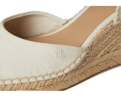 Lauren Ralph Lauren Robby Canvas & Jute Espadrille Soft White/Soft White/Natural Discount