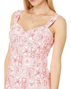 Women Lilly Pulitzer Rocko Cotton Romper