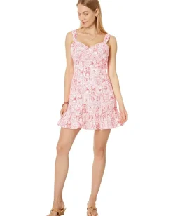 Women Lilly Pulitzer Rocko Cotton Romper