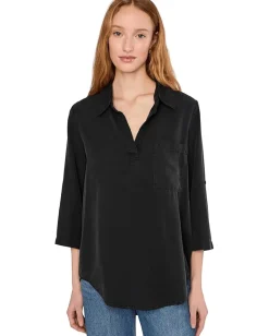 Mod-o-doc Roll Tab, Patch Pocket, Tunic Black Best