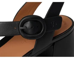 Gentle Souls by Kenneth Cole Roma Black Leather New