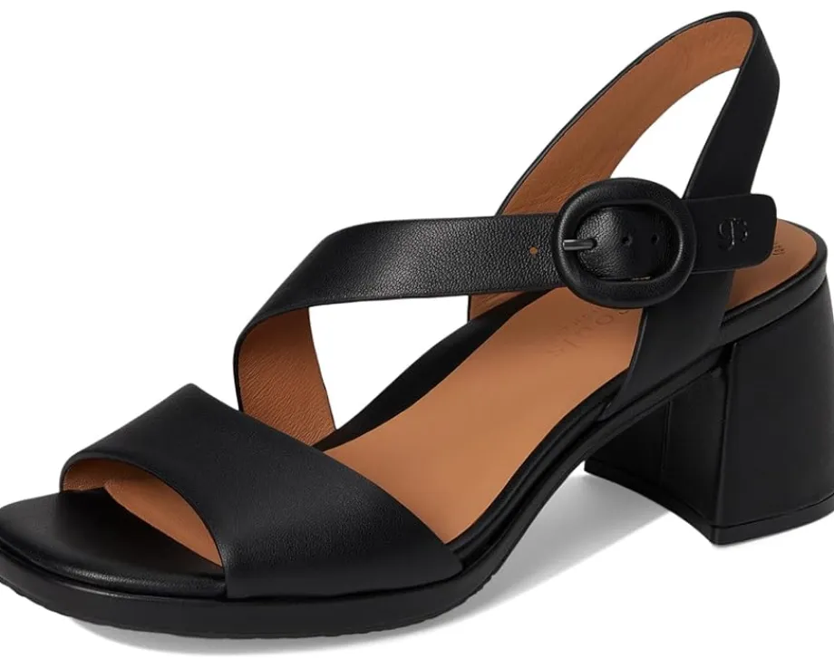 Gentle Souls by Kenneth Cole Roma Black Leather New