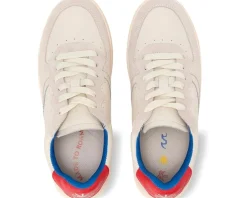 Soludos Roma Sneaker White / Red / French Blue Online