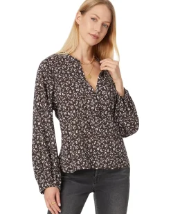 Madewell Romantic Sleeve Top Dark Carob