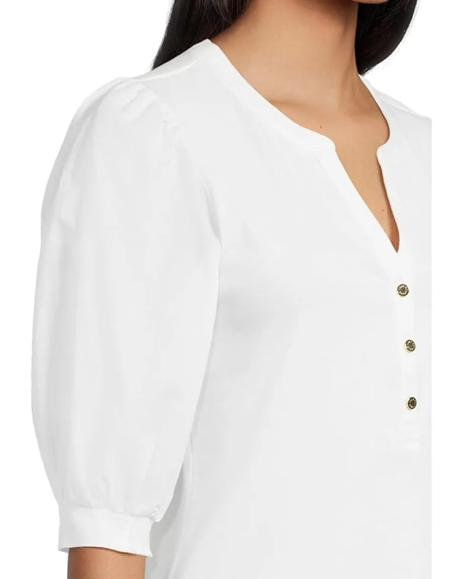 Lilly Pulitzer Ronson Knit Top Resort White Discount