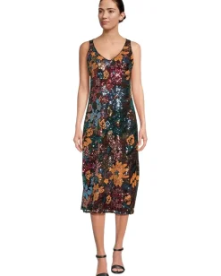 Women Johnny Was Rosali Sequin Dress (Lined)