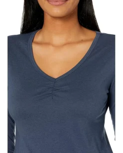 Toad&Co Rose Long Sleeve Tee True Navy Clearance