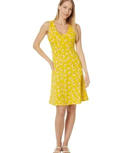 Toad&Co Rosemarie Sleeveless Dress Sulphur 1/2 Daisy Print Discount