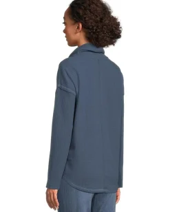 Women Lilla P Rounded Hem Mock Neck