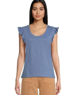 Toad&Co Rufflita Tee Kyanite Outlet