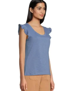 Toad&Co Rufflita Tee Kyanite Outlet