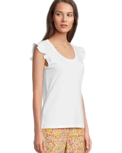 Toad&Co Rufflita Tee True White Sale