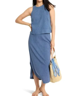 Women NIC+ZOE Rumba Linen Pop On Tank