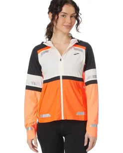 Brooks Run Visible Jacket Ecru/Fluoro Flash/Black Best