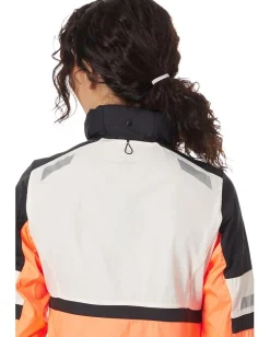 Brooks Run Visible Jacket Ecru/Fluoro Flash/Black Best
