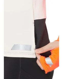 Brooks Run Visible Notch Thermal Hoodie 2.0 Ecru/Fluoro Flash/Black