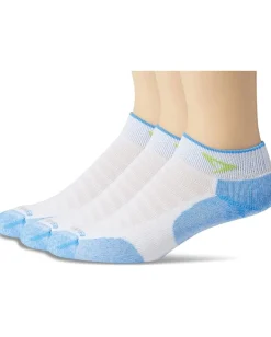 Drymax Running Lite Mesh Mini Crew 3-Pack White/Sky Blue/Lime
