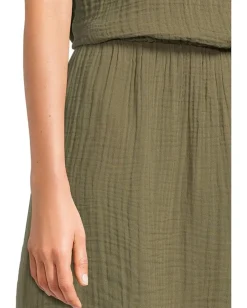 Michael Stars Rylee Midi Dress Olive Sale