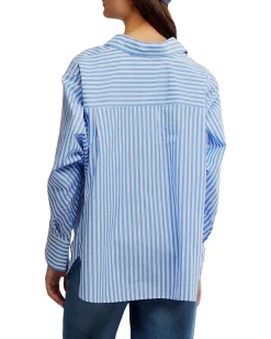 Women Free People Sabine Striped Articulated Shirt