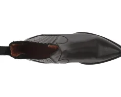 Frye Sacha Chelsea Black Polished Soft Full Grain