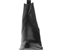 Frye Sacha Chelsea Black Polished Soft Full Grain