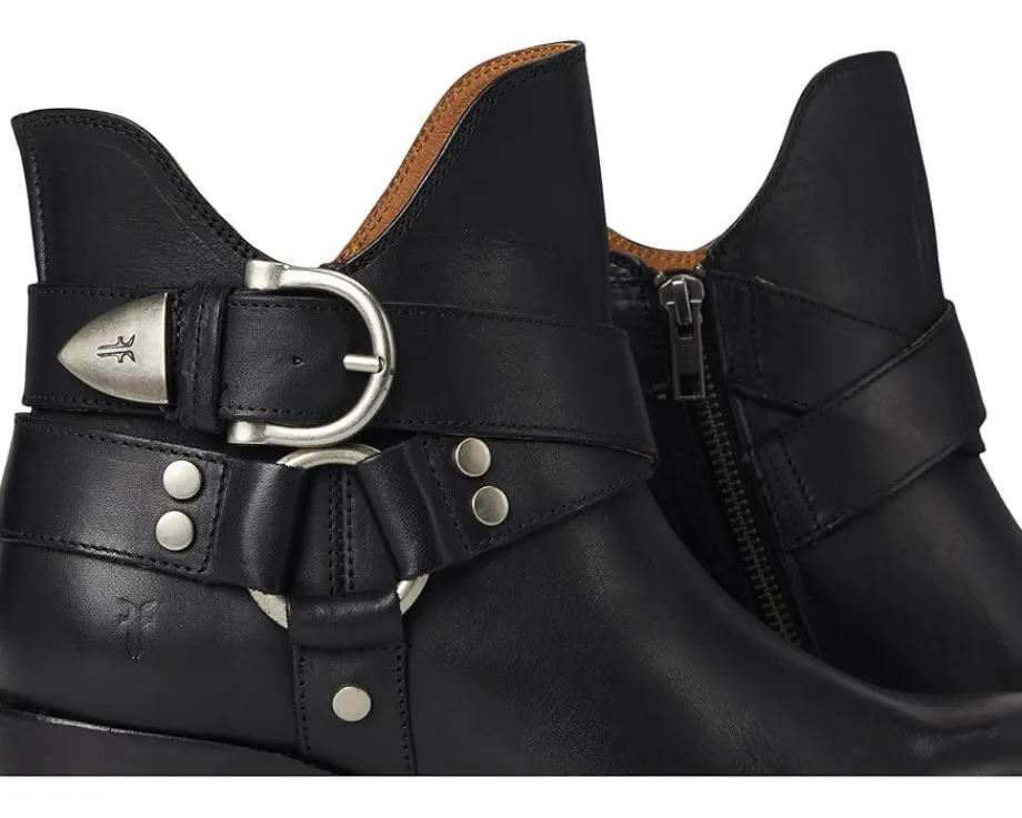 Frye Sacha Multi Strap Bootie Black