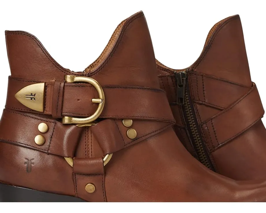 Frye Sacha Multi Strap Bootie Caramel Discount