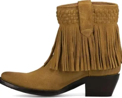 Women Frye Sacha Short Fringe Bootie