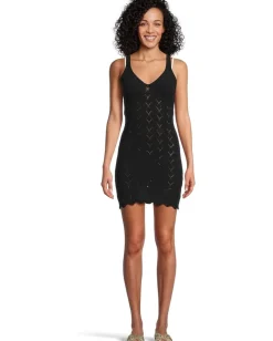 L*Space Saffron Cover Up Dress Black Best