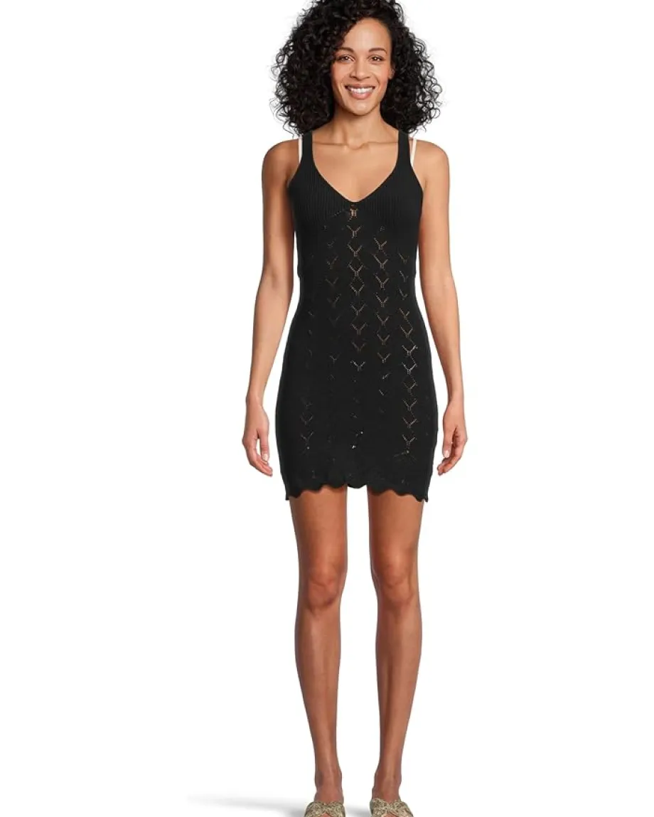 L*Space Saffron Cover Up Dress Black Best