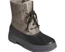 Sperry Saltwater 2.0 Leather Grey1 Best