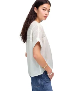 Madewell Samoa Top - Cotton Sushi Voile White Outlet