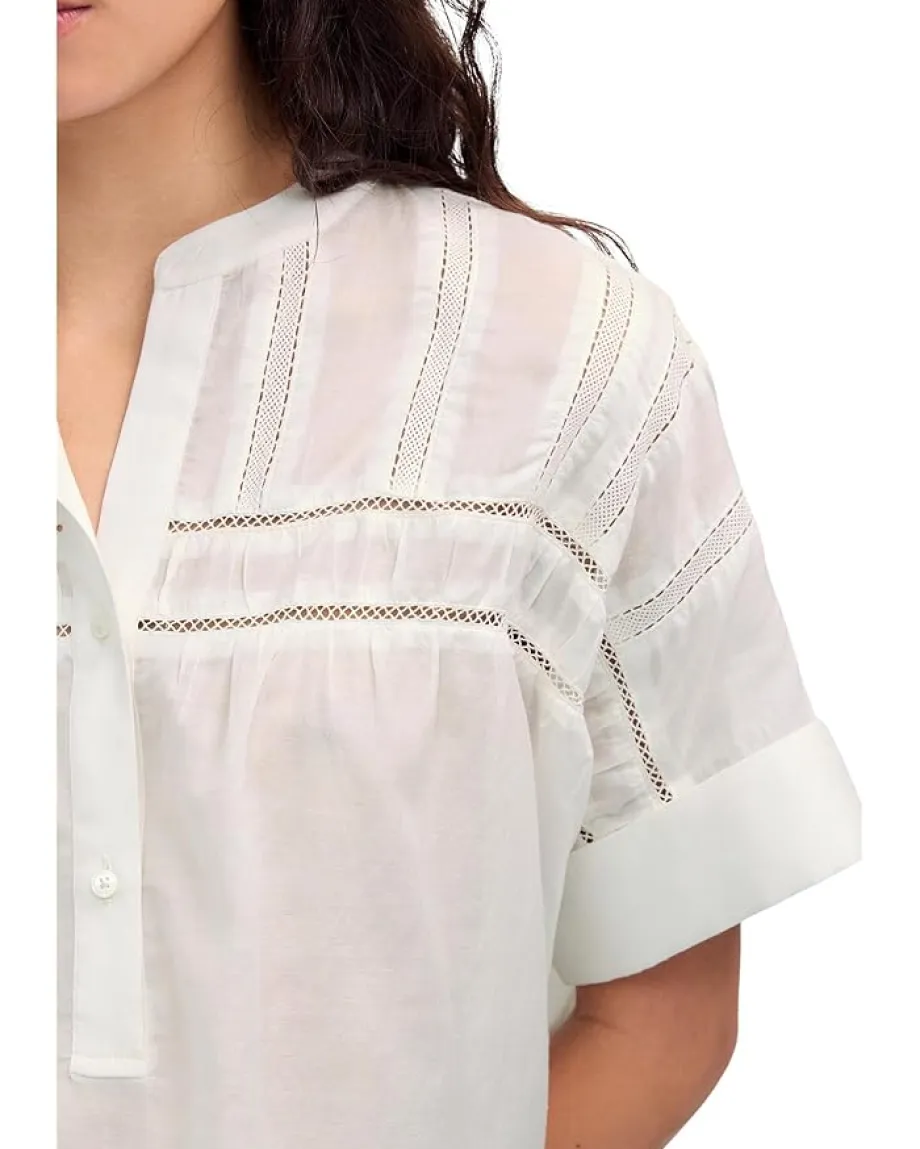 Madewell Samoa Top - Cotton Sushi Voile White Outlet