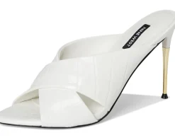Nine West Sancie White Croco Discount