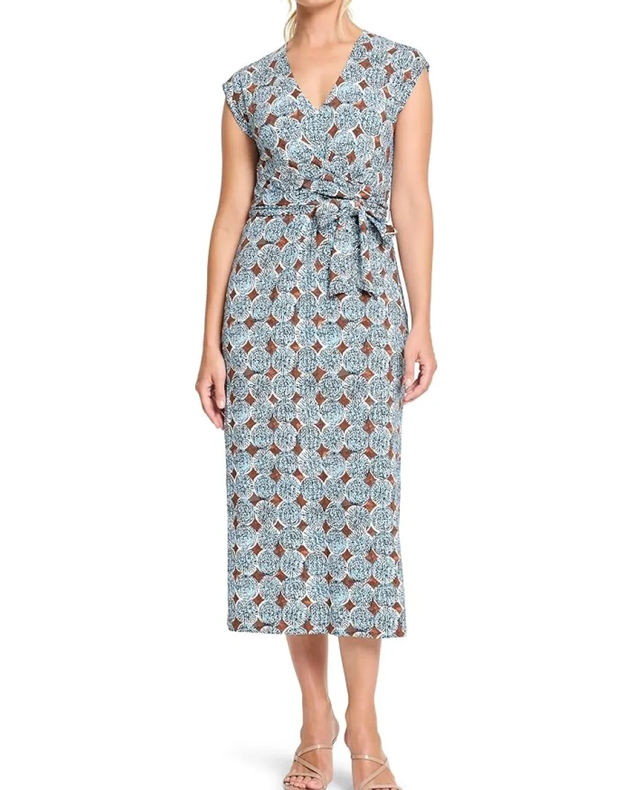 NIC+ZOE Sand Dollar Stella Dress Blue Multi Online