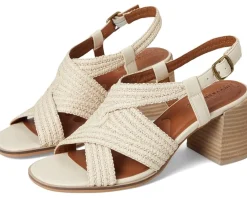 Women Lucky Brand Sasina Cut Out Heeled Sandals