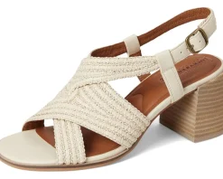 Women Lucky Brand Sasina Cut Out Heeled Sandals