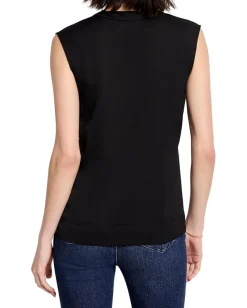 NIC+ZOE Satin Chiffon Jacket Layer Black Onyx Best