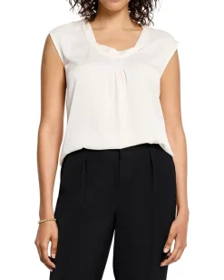 Women NIC+ZOE Satin Chiffon Jacket Layer