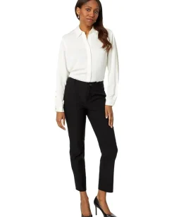 Women NIC+ZOE Satin Chiffon Shirt