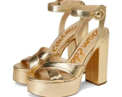 Sam Edelman Savannah Strappy Sandals Amber Gold Best