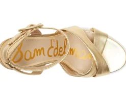 Sam Edelman Savannah Strappy Sandals Amber Gold Best