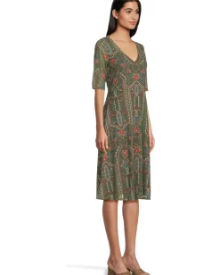 Johnny Was Sayler Mesh Midi Dress Skylar Bloom Sale