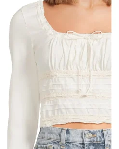 Women Free People Scarlet Smocked Long Sleeve