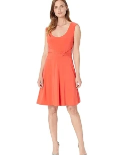 Women Lauren Ralph Lauren Scoop Neck Jersey Dress