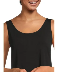 Eileen Fisher Scoop Neck Tank Black New