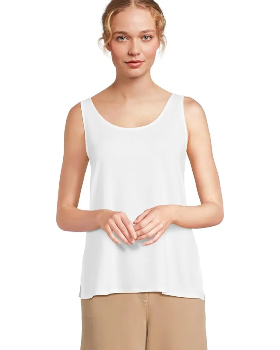Women Eileen Fisher Scoop Neck Tank