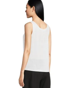 Eileen Fisher Scoop Neck Tank White Online