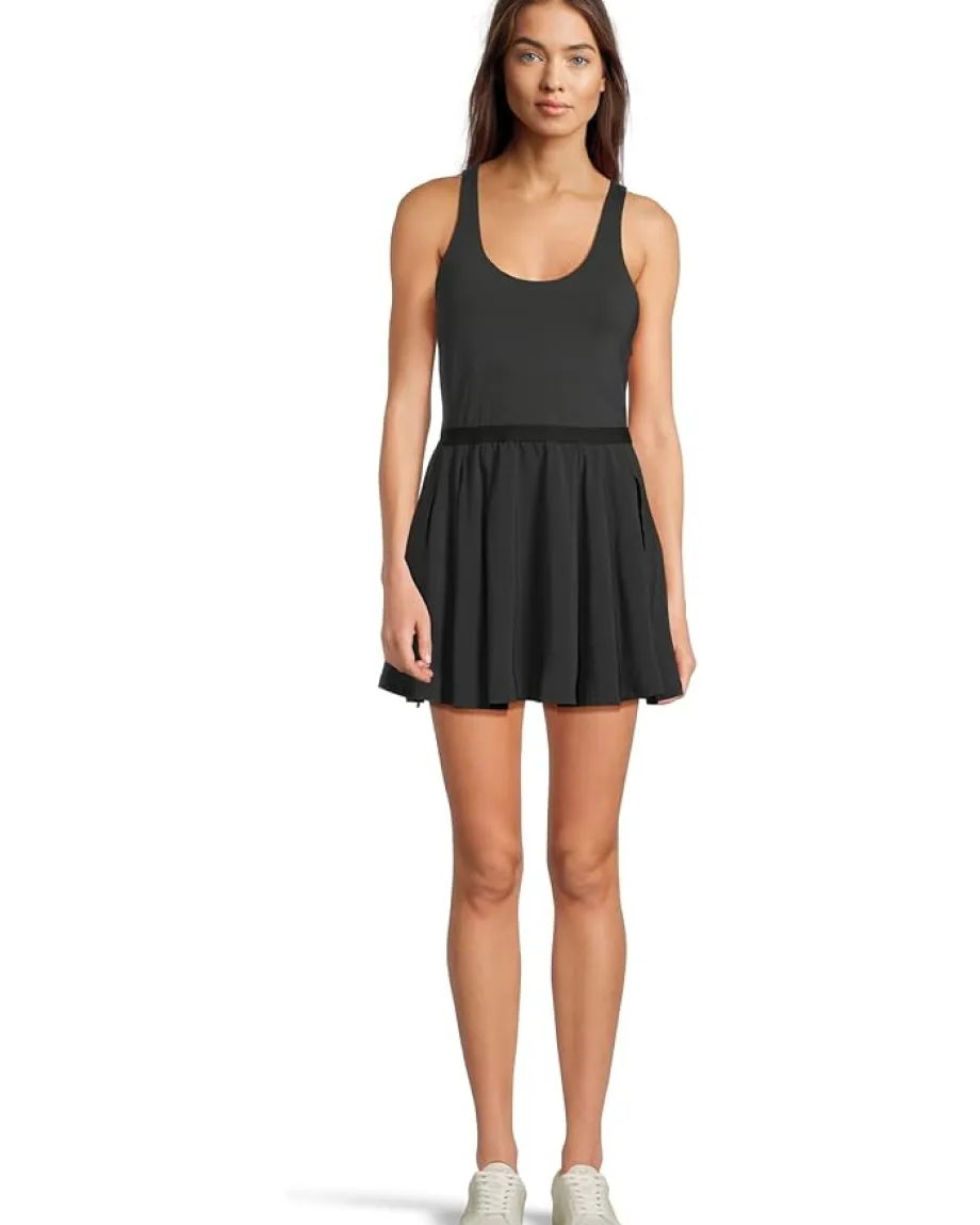 Women Beyond Yoga Score Pleated Dress